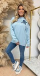 NEW YORK BACKPRINT SWEAT 10506 BABYBLUE