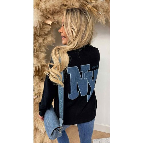 NEW YORK BACKPRINT SWEAT 10506 BLACK NEW YORK BACKPRINT SWEAT 10506 BLACK