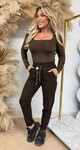 TRAVEL LONGSLEEVE BODY 7969 CHOCO