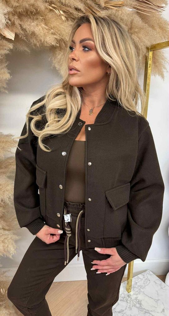 BOMBY VILT JACKET CHOCO
