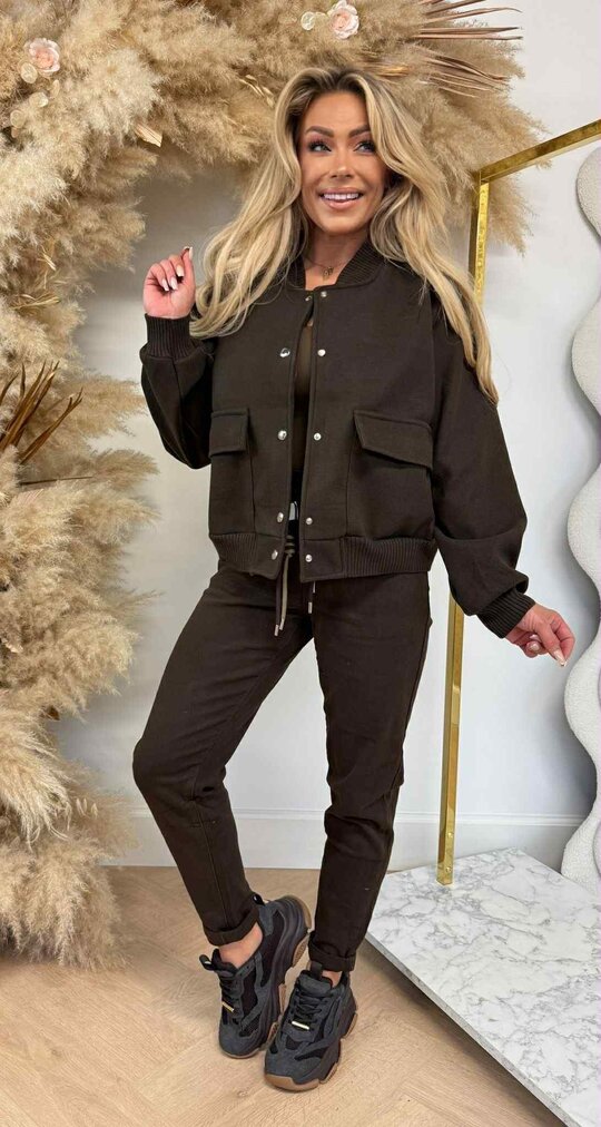 BOMBY VILT JACKET CHOCO