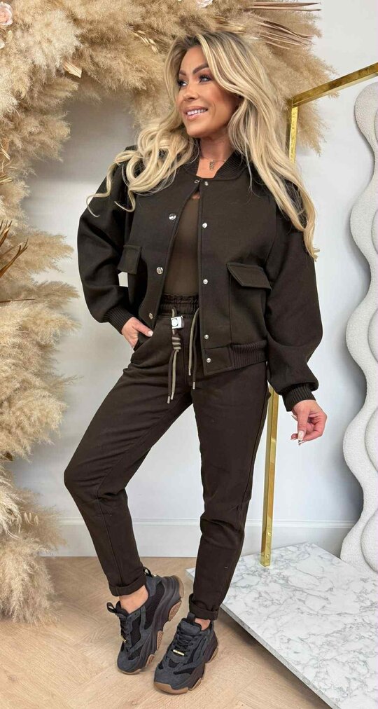 BOMBY VILT JACKET CHOCO
