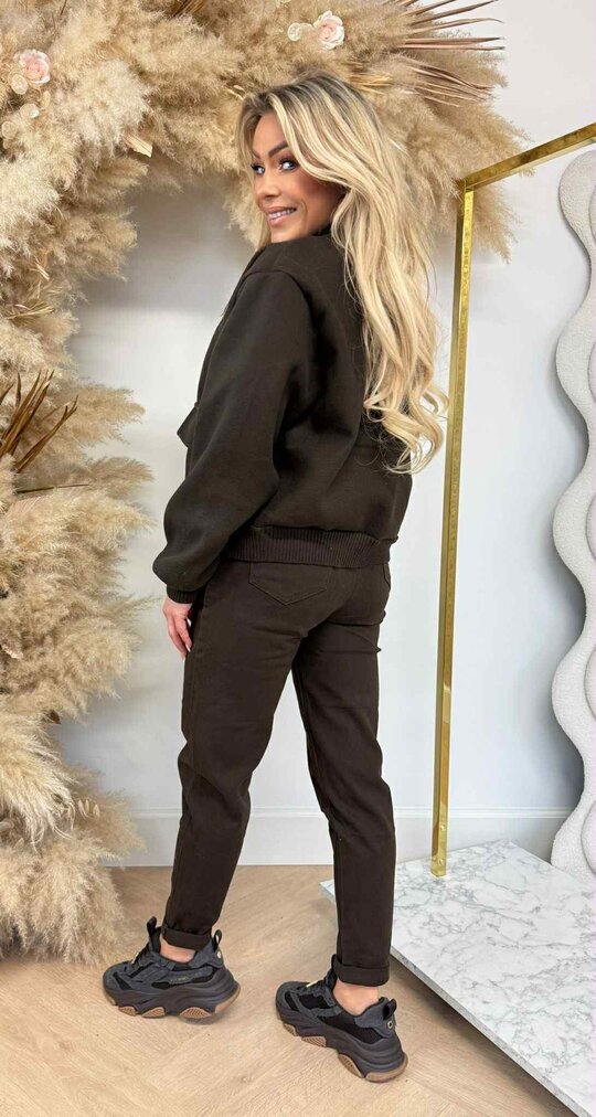 BOMBY VILT JACKET CHOCO
