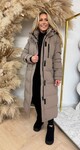FAVORITE WINTERJACKET LONG 7557 TAUPE