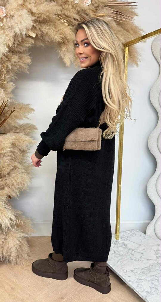 ACTIE LOUNGE VEST BLACK