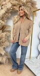 SOFT TEDDY GILET BEIGE