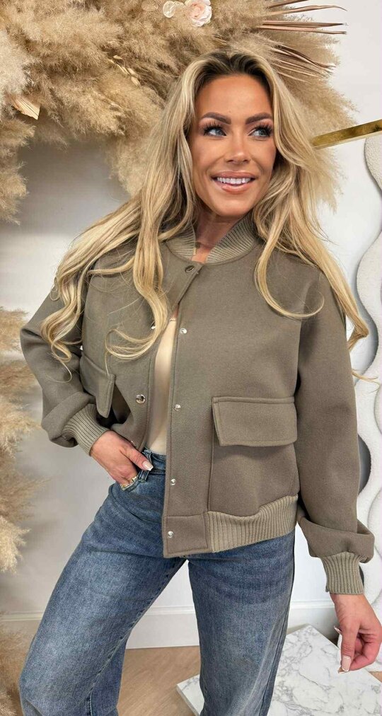 BOMBY VILT JACKET TAUPE