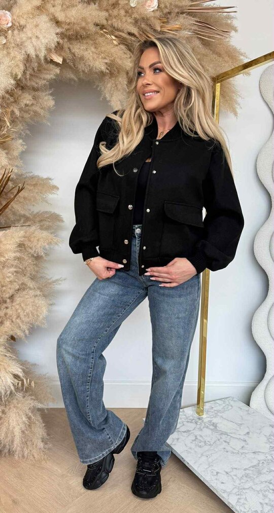 BOMBY VILT JACKET BLACK