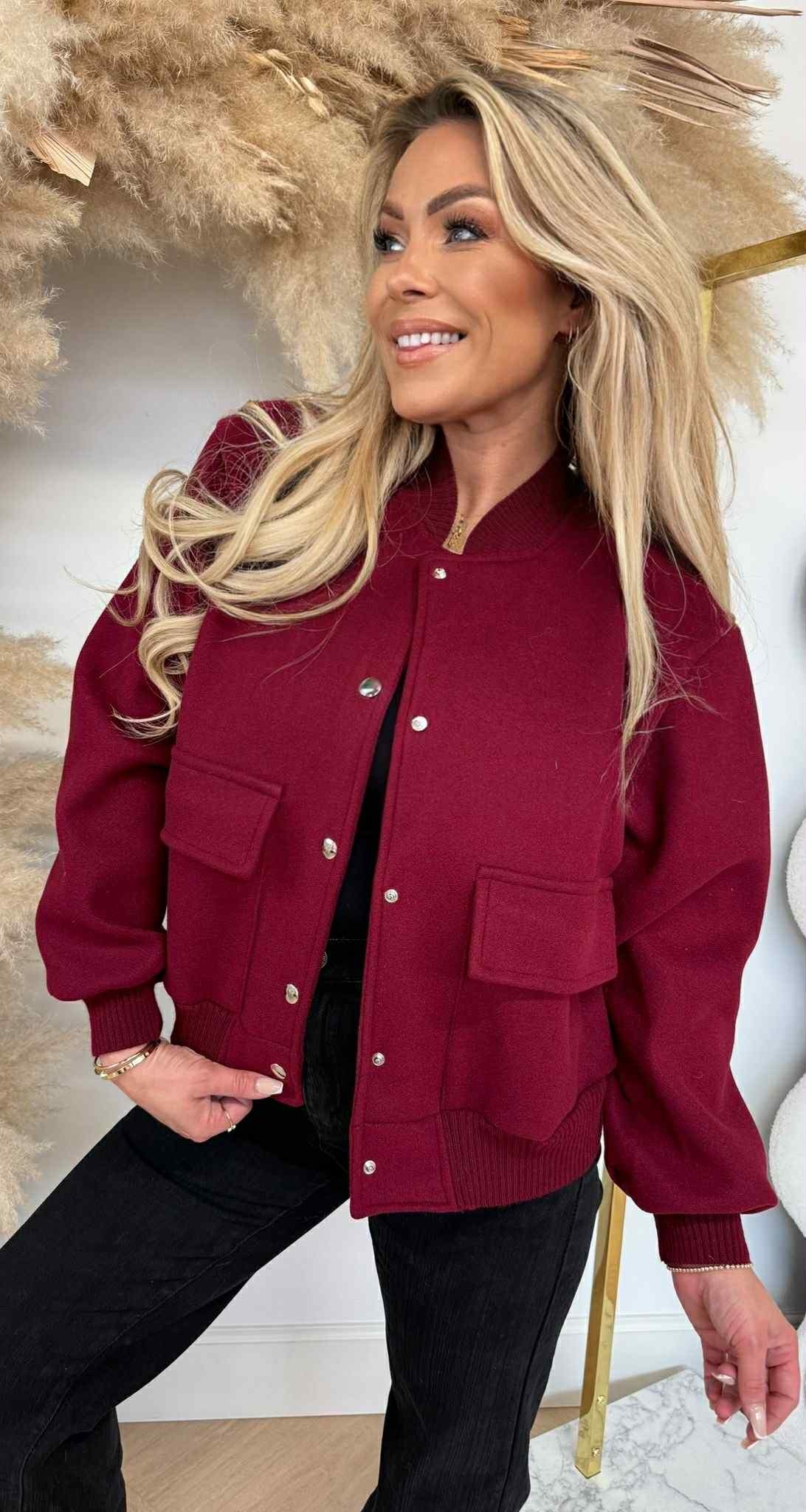 BOMBY VILT JACKET BORDEAUX