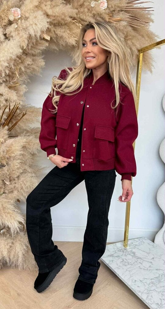 BOMBY VILT JACKET BORDEAUX