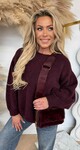 LOES BASIC SOFT SWEAT BORDEAUX