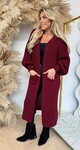 DIANNE KNITTED LOUNGE VEST BORDEAUX