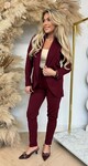CLASSY SUIT BORDEAUX