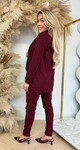 CLASSY SUIT BORDEAUX