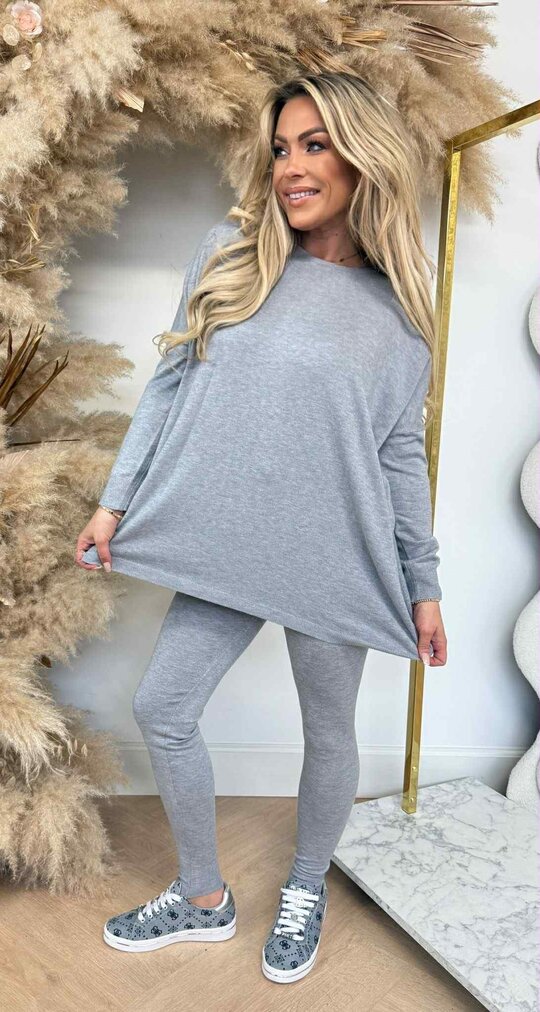 COMFY 2 PIECE SET 9818 GREY