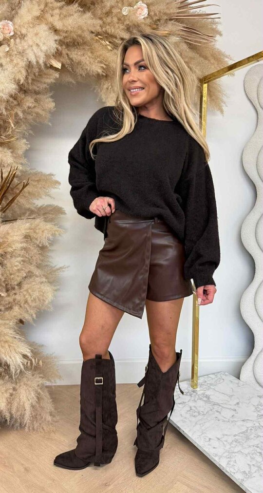LOES BASIC SOFT SWEAT DARKCHOCO