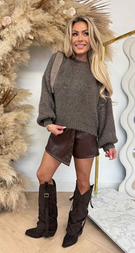 LYNN SOFT SWEAT TAUPE