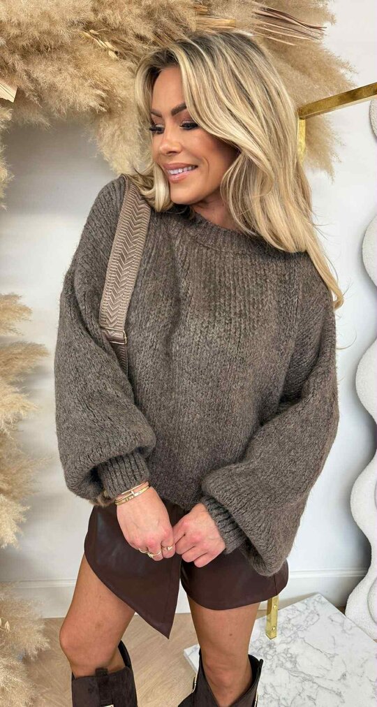 LYNN SOFT SWEAT TAUPE