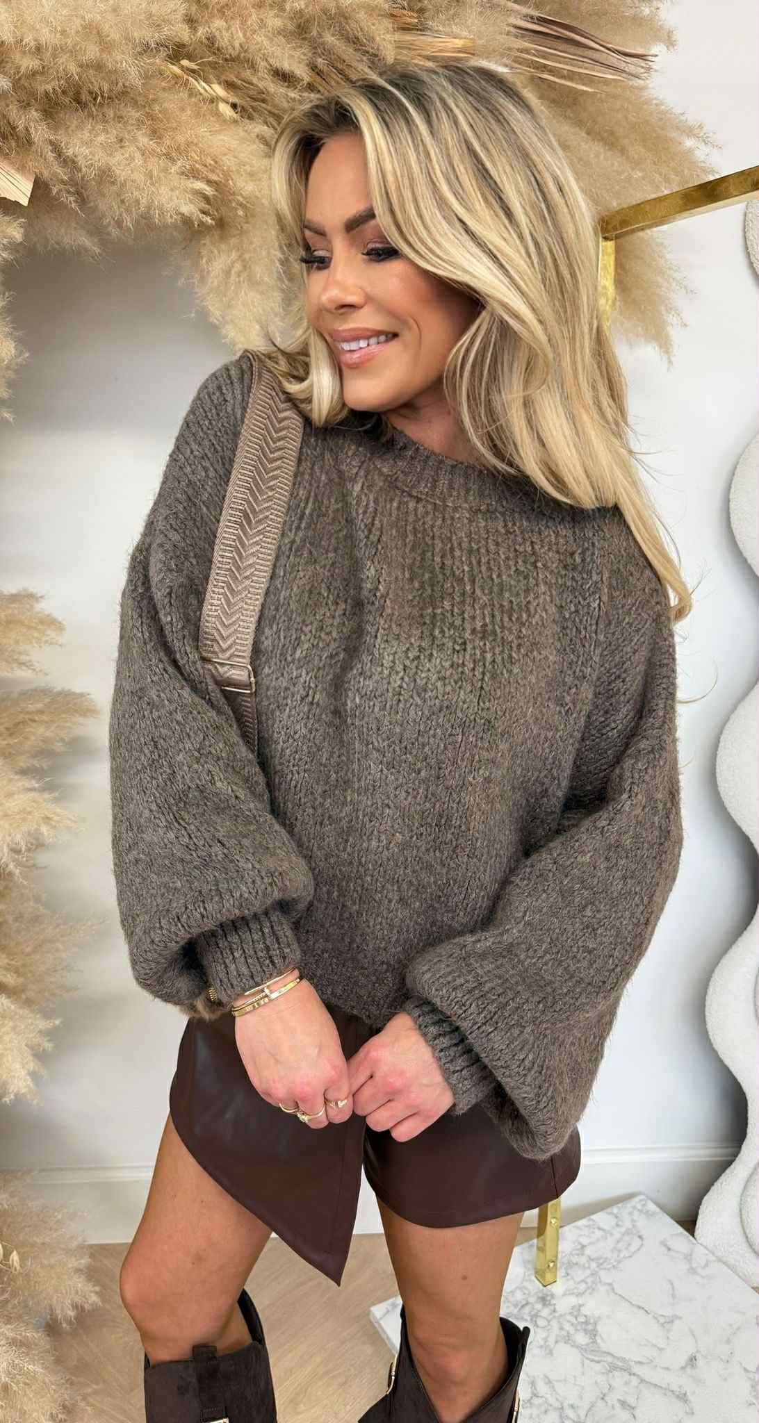 LYNN SOFT SWEAT TAUPE