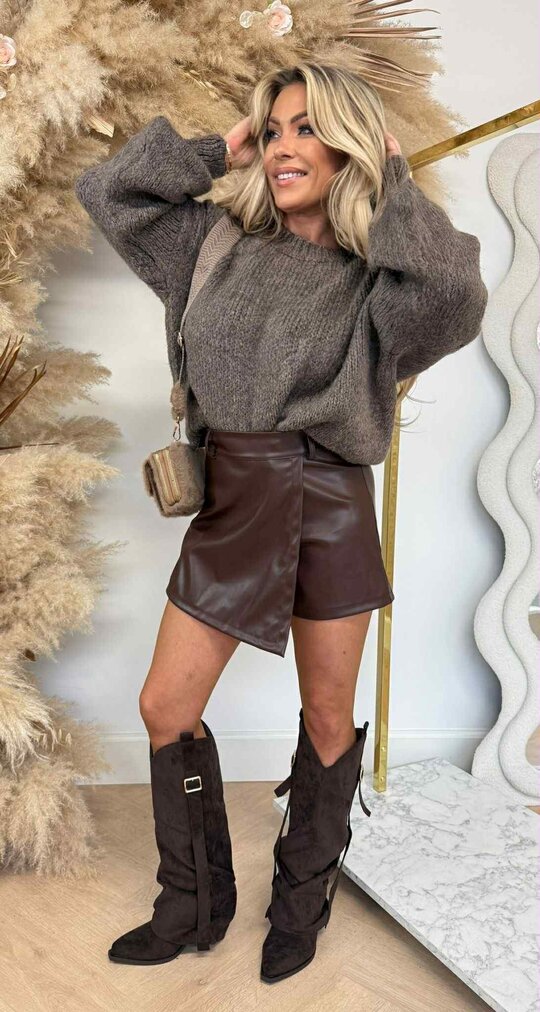 LYNN SOFT SWEAT TAUPE