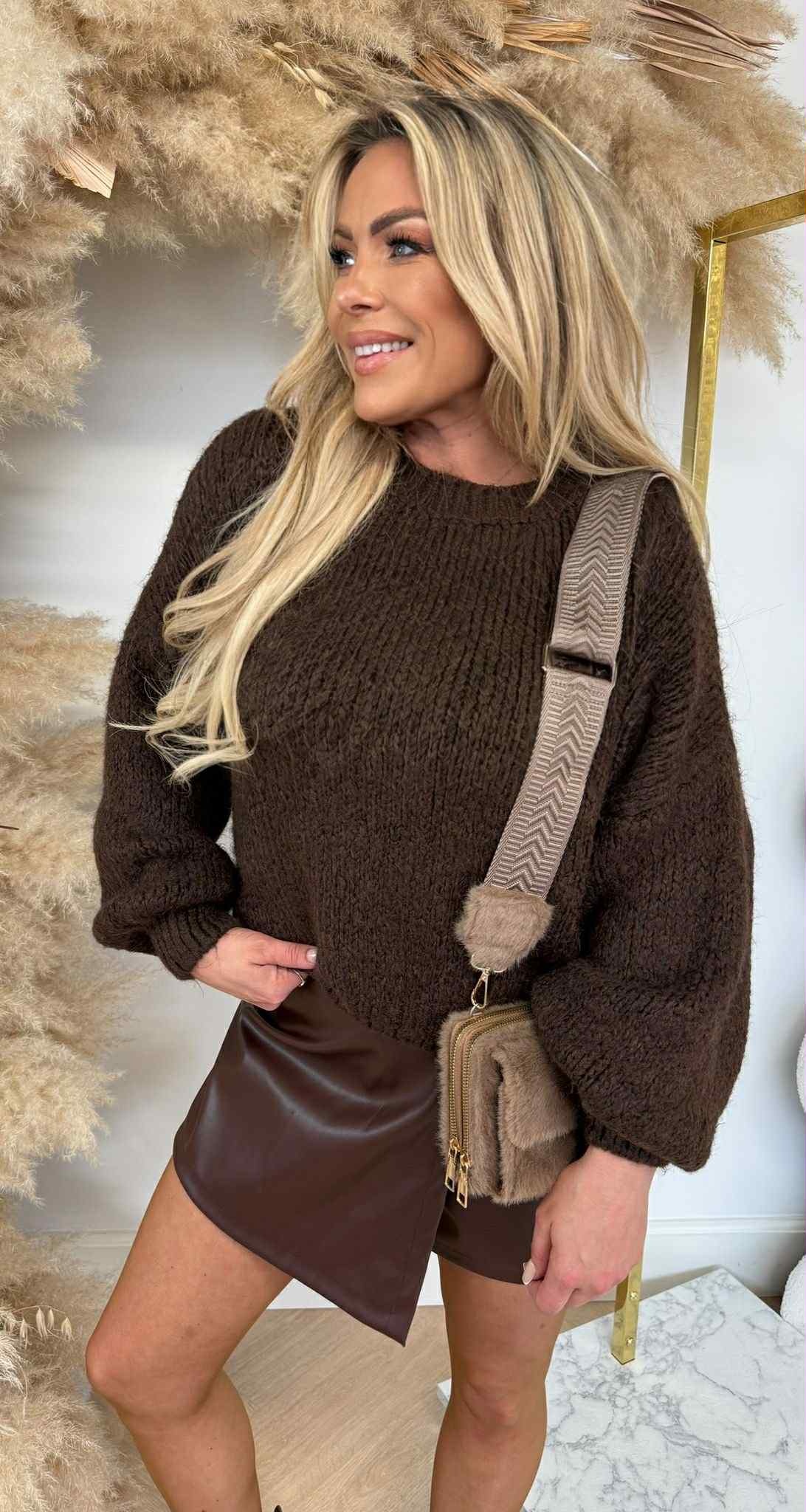 LYNN SOFT SWEAT CHOCO
