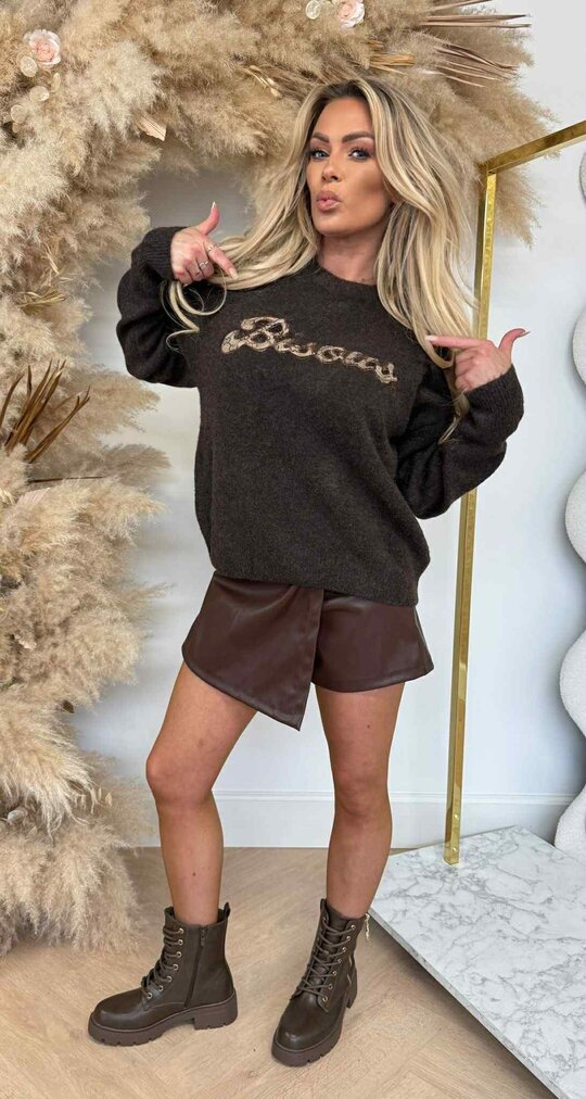 BISOUS GUC SWEAT AM759 CHOCO