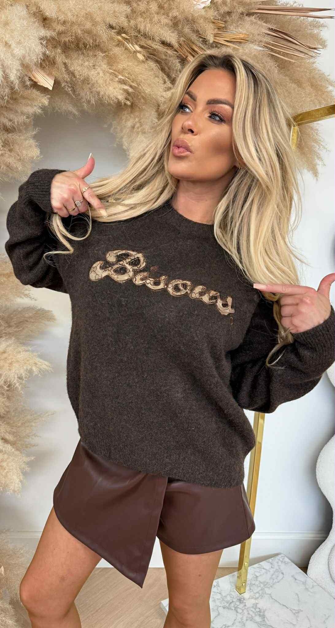 BISOUS GUC SWEAT AM759 CHOCO