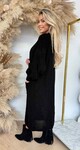 DIANNE KNITTED LOUNGE VEST BLACK