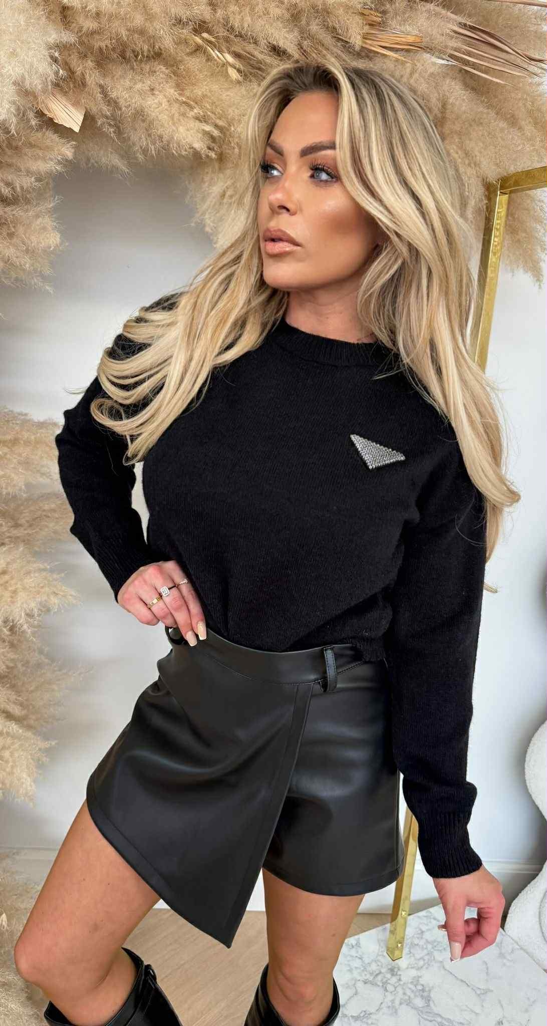 PRADY SWEAT AM747 BLACK