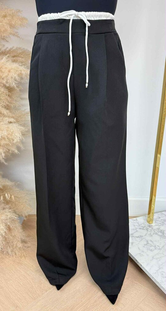 MY LOOK BASIC PANTS BLACK