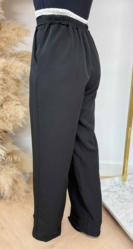 MY LOOK BASIC PANTS BLACK