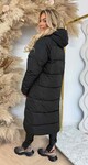 REVERSIBLE LEOPARD SOFT WINTERJACKET 8715 BLACK
