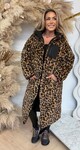 REVERSIBLE LEOPARD SOFT WINTERJACKET 8715 BLACK