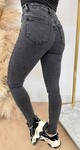 HIGH WAIST STRETCH SKINNY 5005-2 DARKGREY
