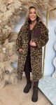 REVERSIBLE LEOPARD SOFT WINTERJACKET 8715 BORDEAUX
