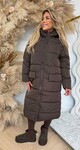 REVERSIBLE LEOPARD SOFT WINTERJACKET 8715 CHOCO