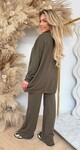 COMFY FLARE SET PK5746 ARMYGREEN