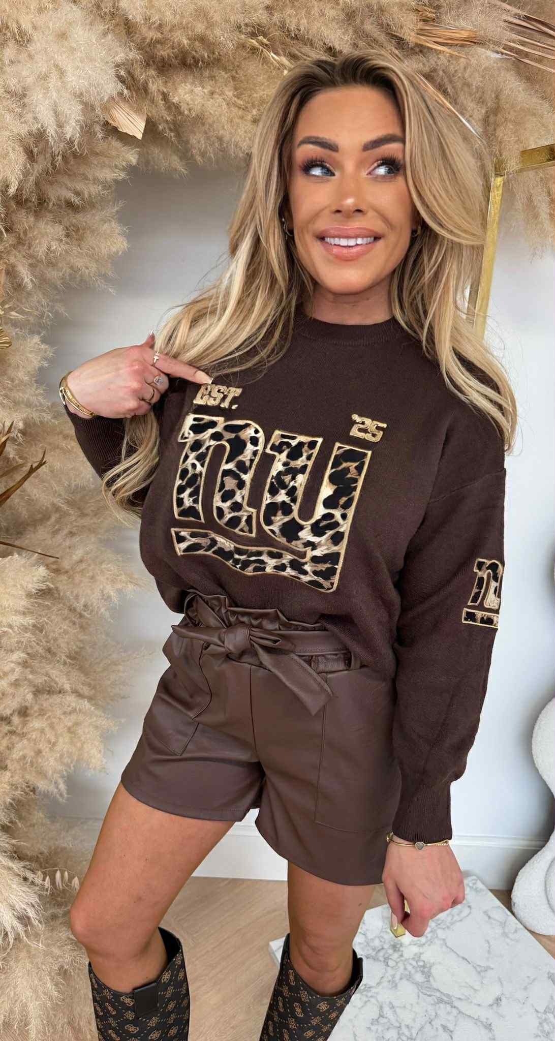 NY 25 SWEAT 755 CHOCO