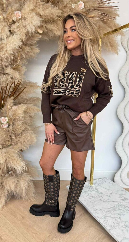 NY 25 SWEAT 755 CHOCO