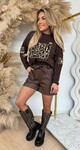 NY 25 SWEAT 755 CHOCO
