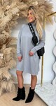 KAYLLA OVERSIZED KOL DRESS 9815 GREY