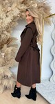 STEFIE LUS COAT CHOCO