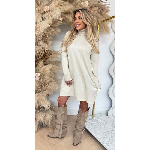 KAYLLA OVERSIZED KOL DRESS 9815 BEIGE KAYLLA OVERSIZED KOL DRESS 9815 BEIGE