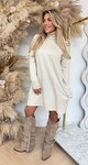 KAYLLA OVERSIZED KOL DRESS 9815 BEIGE