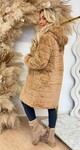 MICHELLE FLUFFLY JACKET LONG 882 CAMEL MICHELLE FLUFFLY JACKET LONG 882 CAMEL