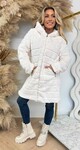 MICHELLE FLUFFLY JACKET LONG 882 CREME MICHELLE FLUFFLY JACKET LONG 882 CREME