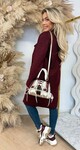 ROMEE TEDDY COAT BORDEAUX ROMEE TEDDY COAT BORDEAUX