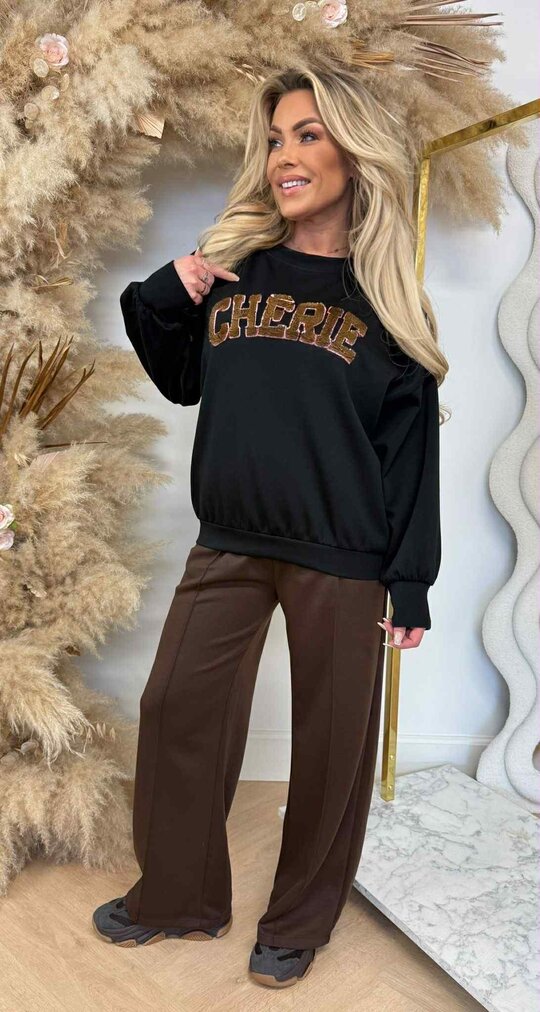 CHERIE SWEAT BLACK CHERIE SWEAT BLACK