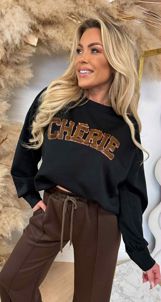 CHERIE SWEAT BLACK CHERIE SWEAT BLACK