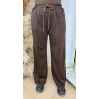 PERFECT STRAIGHT LEG PANTS CHOCO